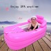 Bathtubs Freestanding Thickening Household Inflatable Collapsible Plastic Children's Bath Bucket (Color : Pink) - B07H7KQGW8